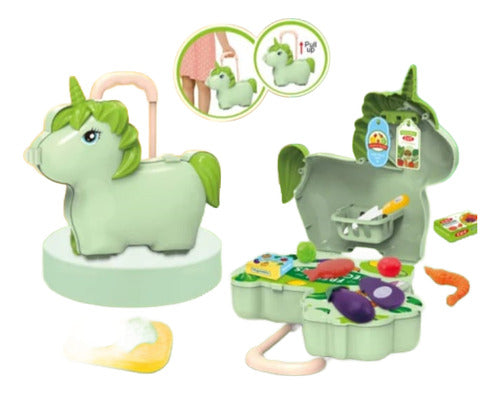 Valija Juguete Unicornio Canasta De Frutas Y Verduras 0