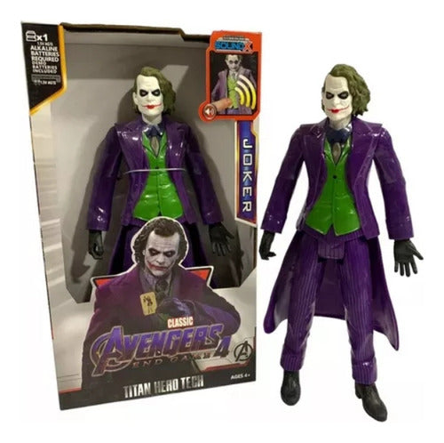 ELEVENTOYS Muñeco Joker - Guason Heath Ledger Luz Y Sonido Grande 30 Cm 0