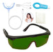 Kit Blanqueador Luz Uv Led Usb + Pulidor Dientes Y Gafas Pro 0