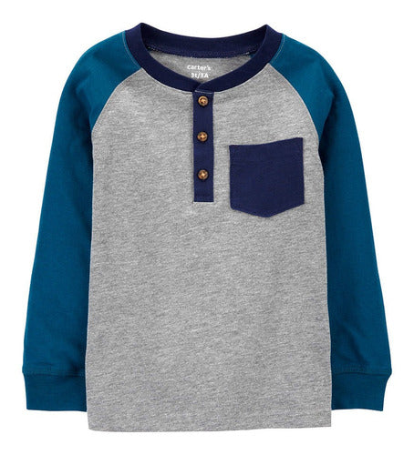 Carter's Long Sleeve T-shirt with Pocket 1M717810 2