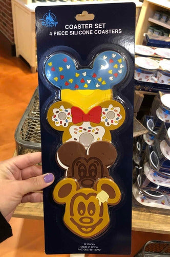 Disney Store Mickey Minnie Coasters 0