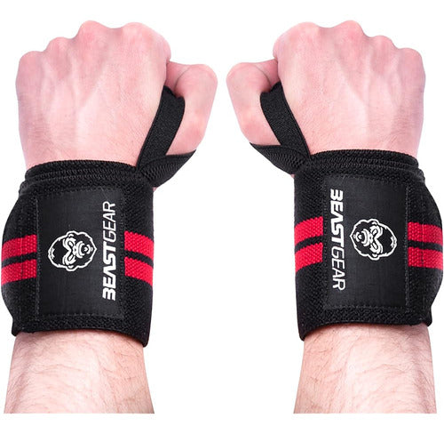 Beast Gear Wrist Wraps Para Levantamiento De Pesas - Correas 0