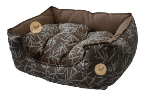 Luxury Pet Bed with Stylish Print – Perfect for Small Breeds like Yorkshire Terriers, Affenpinschers, and Pugs - Cama Cucha Moises Para Yorkshire Terrier Affenpinscher Pug