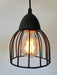 Estilo OK Hanging Cage Pendant Light 13 Cm Black/White LED Compatible 0