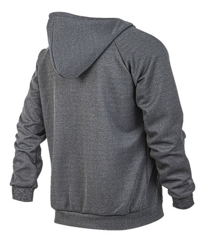 Flash Campera Con Capucha Deportiva Poliester Spandex Gris 1