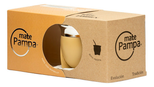 Mate Pampa And Thermal Straw Boca Abert Packaging + Gift - Mate Pampa Y Bombilla Termico Boca Abiert Packaging + Regalo