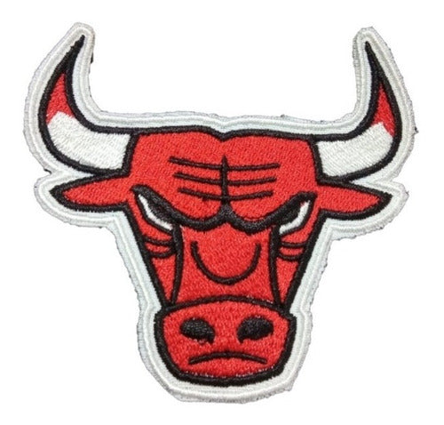 Parche Aplique Bordado Escudo Chicago Bulls 0