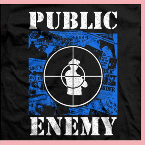 Unity Merch Remera Public Enemy Unity Merch Algodon 100% Serigrafia Rock 2