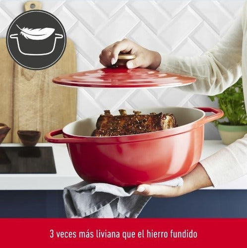 Tefal Oval Air Cocotte Pot 30cm 1