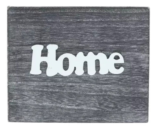 JTA Store Technology Wooden Home Sign - 15 x 20 cm 0