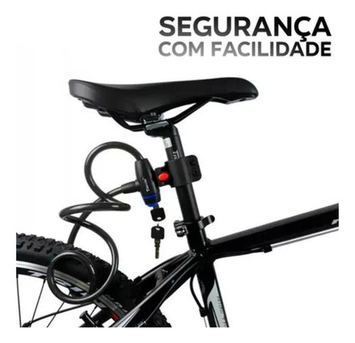 Cadeado De Cabo Para Moto 5