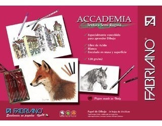 Fabriano Accademia Block 200 Grs 25 X 35  24 Hojas 1