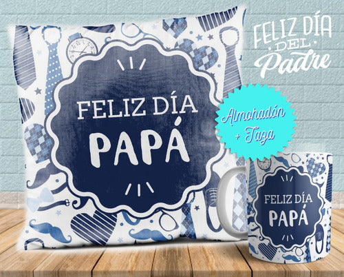 Diseños Tazas Y Almohadones Día Del Padre Combo Subli #cp06 2