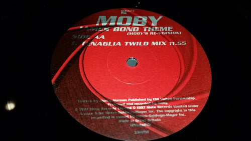 Moby James Bond Theme (mobys Reversion) Vinilo Maxi Uk 1997 1