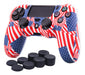 YoRHa Funda Joystick PS4 US Flag 0