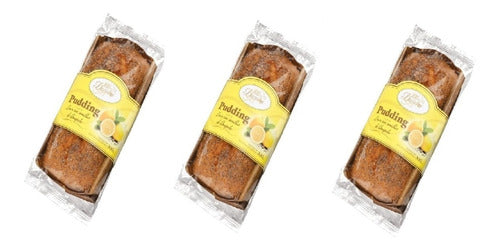 100 Ducados Pudding Pack of 3 Lemon & Poppy Seed 300g 0