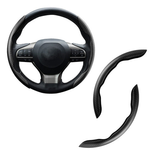 Amiss Non-Slip Carbon Fiber Steering Wheel Cover 0