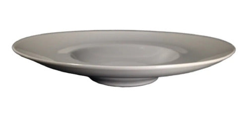 Set of 12 Wide-Rimmed Deep Pasta Plates 26cm Germer Porcelain 0