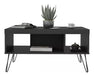 Mesa De Living Liberty Mdp Patas De Hierro Estilo Industrial 0