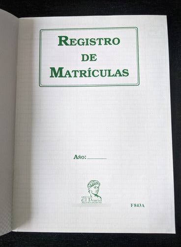 Formularios Escolares Registro De Matrícula 2