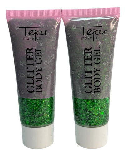 Glitter Body Gel Para Maquillaje Y Peinados Tejar (caja X24) 5