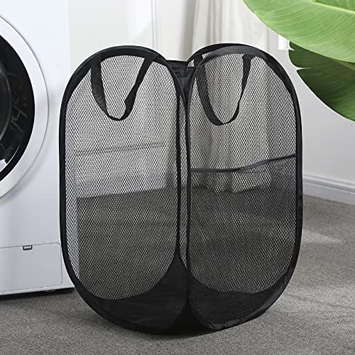 Poshige Pack of 2 Foldable Laundry Baskets 1