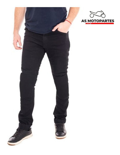 Solco Motorcycle Jeans S2 with Removable Protections - Asmotopartes 2