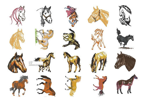 Mundo Catixci 118 Horse Embroidery Designs 2