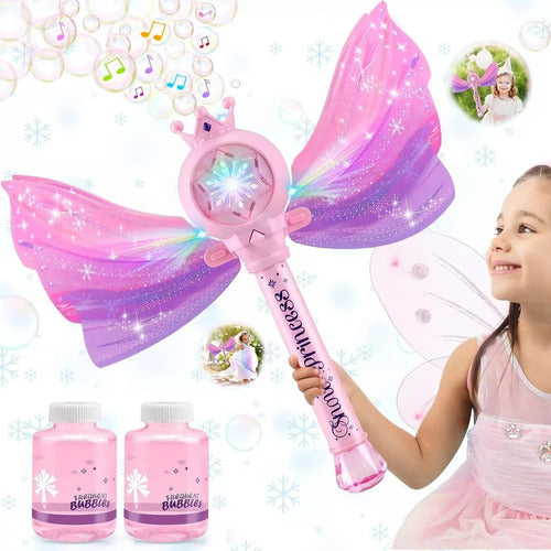 Generic Magical Bubble Wand Princess Pink 1