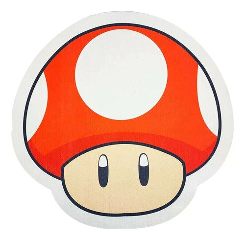 Decorative Rug | Mario Bros - Red Mushroom 0