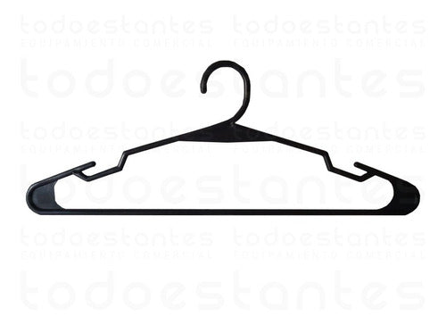 Todoestantes 200 Plastic Hangers Black Adult Quality 0