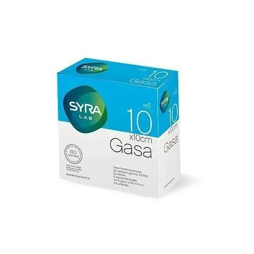 Syra Pack 5 Sterile Gauze Boxes 10x10cm - 10 Envelopes of 16 Pieces Each 0