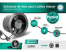 Extractor Aire Cultivo Indoor Hydra Salida 4 Con Enchufe 12w 6