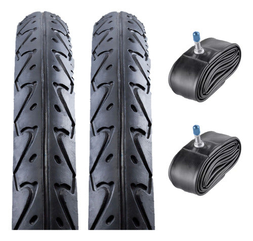 Set of 2 Imperial Cord Playera R26 x 1.90 Tire + Tube Kit 0