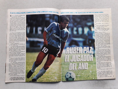 El Grafico Nº 3612 Año 1988 Lamina Racing - Boca Cai River 2