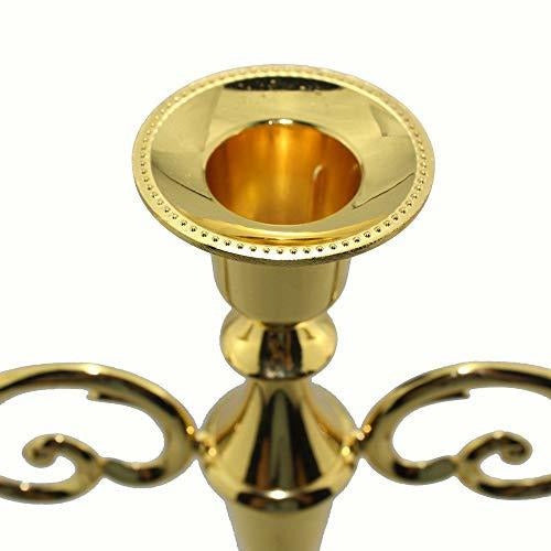 Candelabro Con Forma De Candelabro De Oro Sziqiqi Candelabro 4