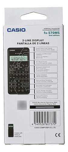 Casio Fx570ms Scientific Calculator 12 Digits Barrel 2