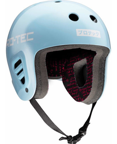 Protec Casco Protec Full Cut Skate Rollers Scooter Sky Brown Blue 0