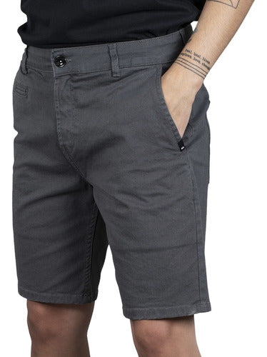 Quiksilver Walkshort Chino Straight Gris Oscuro 0