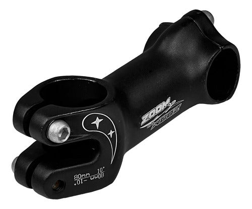 Zoom Stem Bicycle 3D 80mm X 25.4mm 10° Aluminum 1