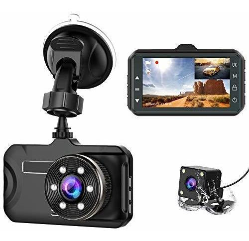 Chortau Dash Cam Front and Rear Dual Dash Cam 0