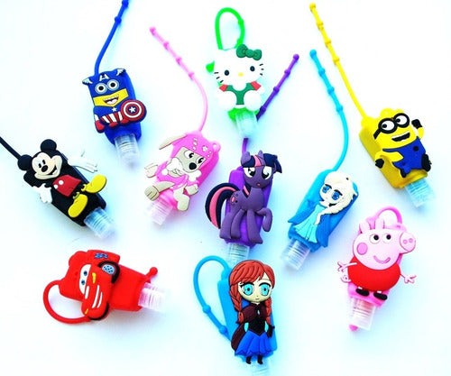 Laila Toms Hanging Alcohol Gel Holder Peppa Kitty Minion Minnie X 20 1