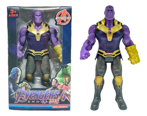 Thanos Muñeco Avengers Endgame Juguete Articulado Con Luz 0