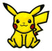 Mermil Parche Aplique Bordado P/pegar Pikachu Art 70, 7,5cm Alto 0