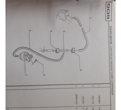 Cuenta Vueltas Peugeot 505 2