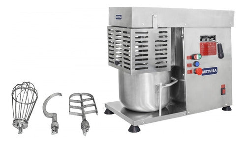 Metvisa Industrial Mixer BAM-12 12 Liters 1/2 Hp - F R - 1