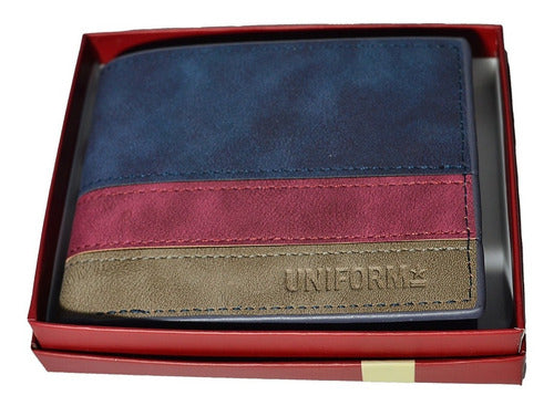 Uniform PU Men's Simple Original Wallet 12704 12