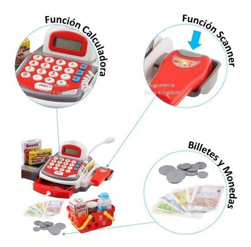 Home Shopping Realistic Toy Cash Register 30-in-1 7