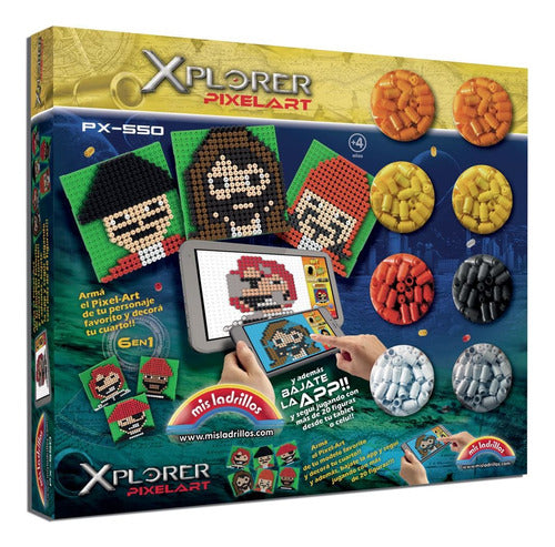 Mis Ladrillos Innova Pixelart 550 Piece Pirate Pixel Art 0