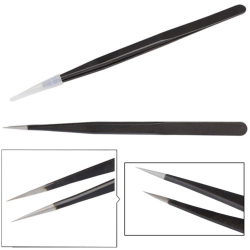 Precision ESD Anti-Static Tweezers for Electronic Repair 0